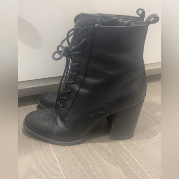 Aldo Shoes - Aldo Black Lace-Up Women's Boots